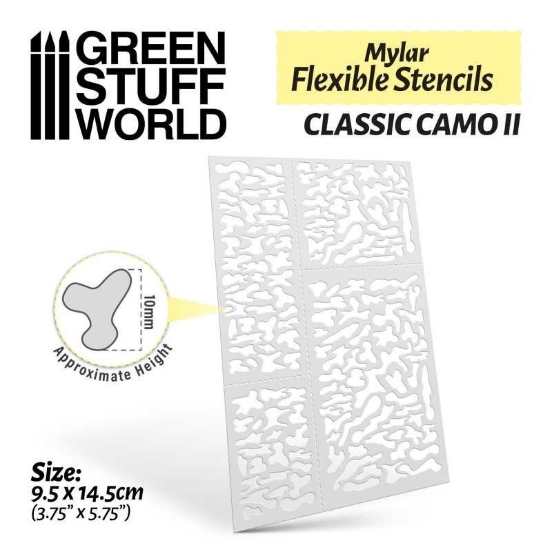 Stencil Flessibili - Mimetizzazione classico 2 (3683)
