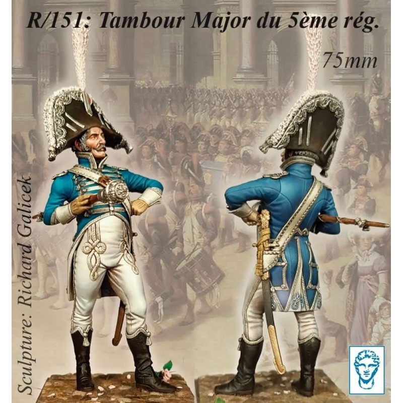 Tambour Major 5e Reg. (75mm)
