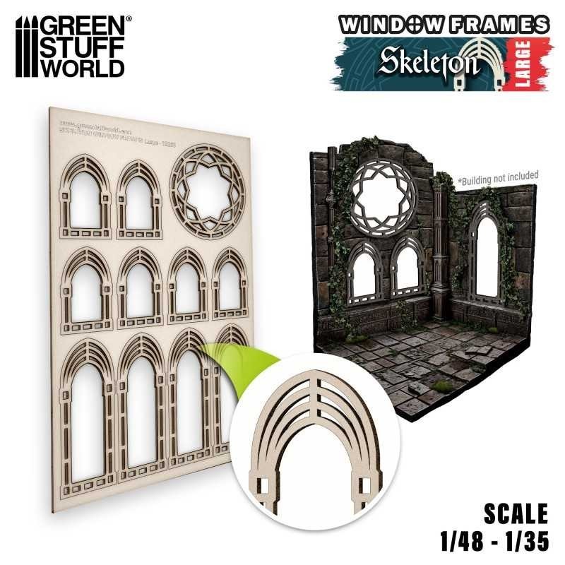 Finestre in Miniatura - Scheletri - Grandi (13260)