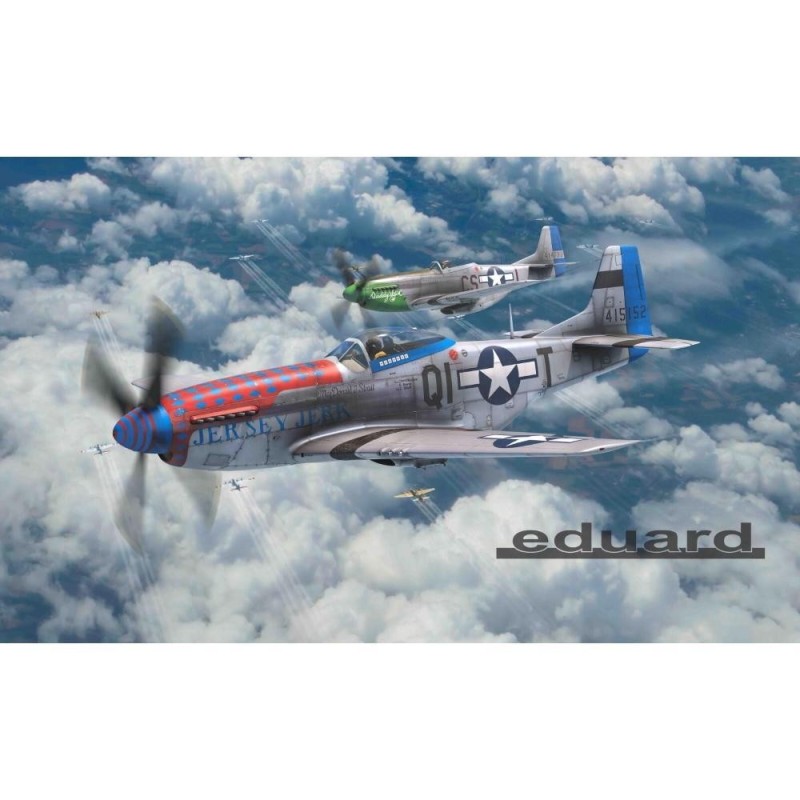 ACES OF THE EIGHTH DUAL COMBO Limited edition kit of WWII US fighter aircraft P-51D (1/72)