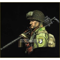 WW2 US AIRBORNE with M1919 (1/10)