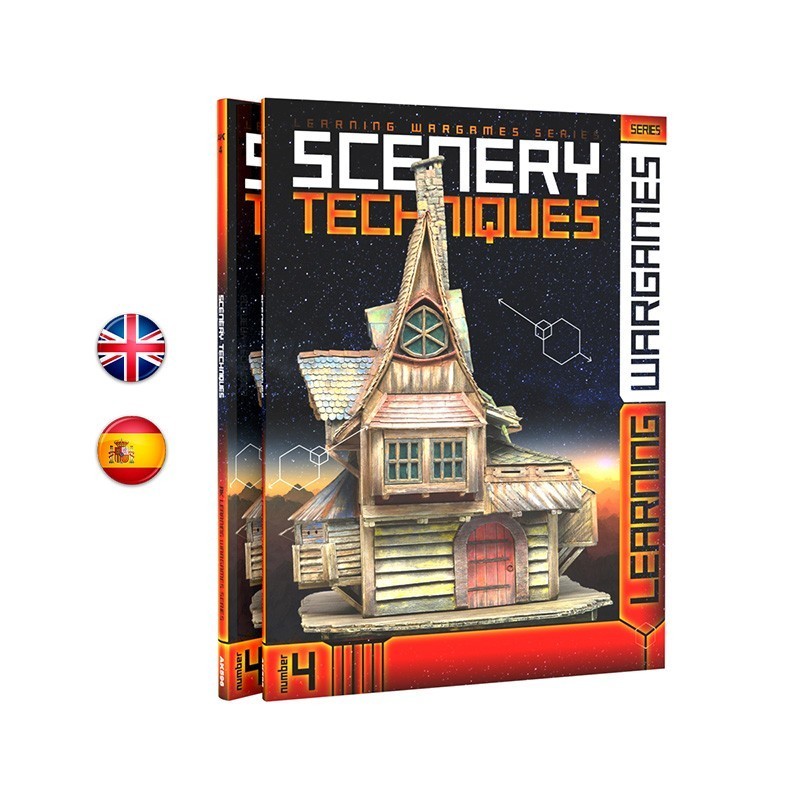 AK LEARNING WARGAME SERIES 4 Scenery Techniques - SPAGNOLO 88 pagine. Copertina morbida