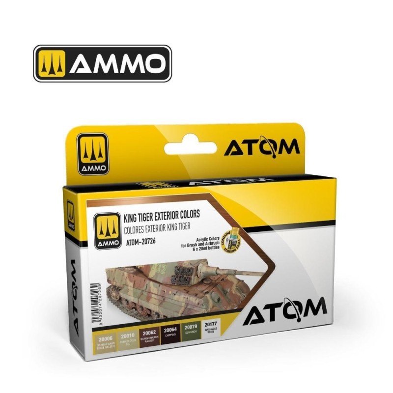 ATOM King Tiger Exterior Colors Set (6 colori per set)