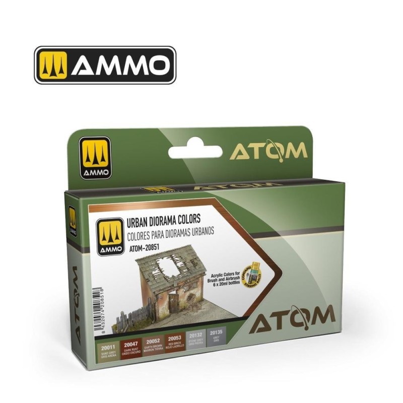 ATOM Urban Diorama Colors (6 colori per set)