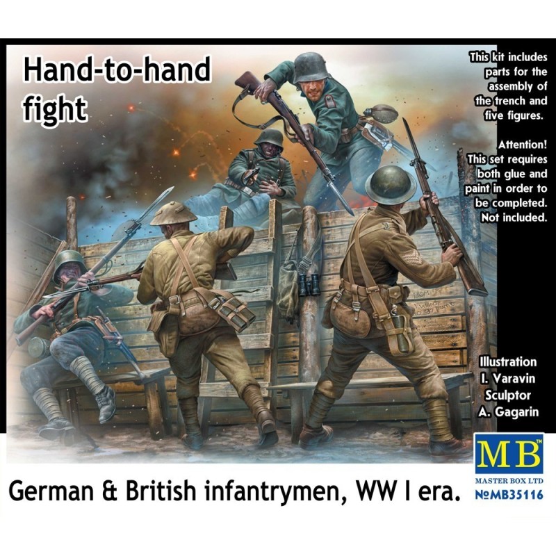 Fanteria inglese e tedesca WW I