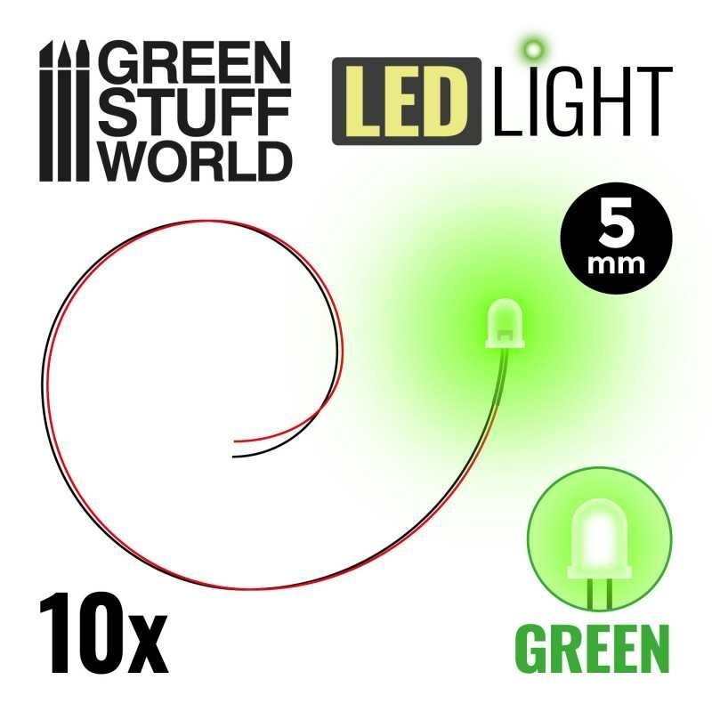 Luci LED VERDI - 5mm (3828)