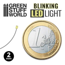 Luci LED INTERMITTENTI - ROSSE - 2mm (3650)