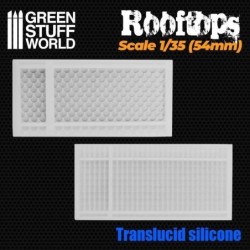 Stampi in Silicone Tetti 1/35 (54mm) (2326)