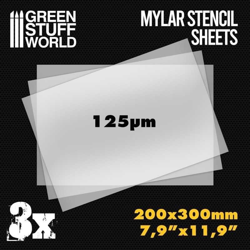 Fogli Stencil Mylar A4 x3 (10353)
