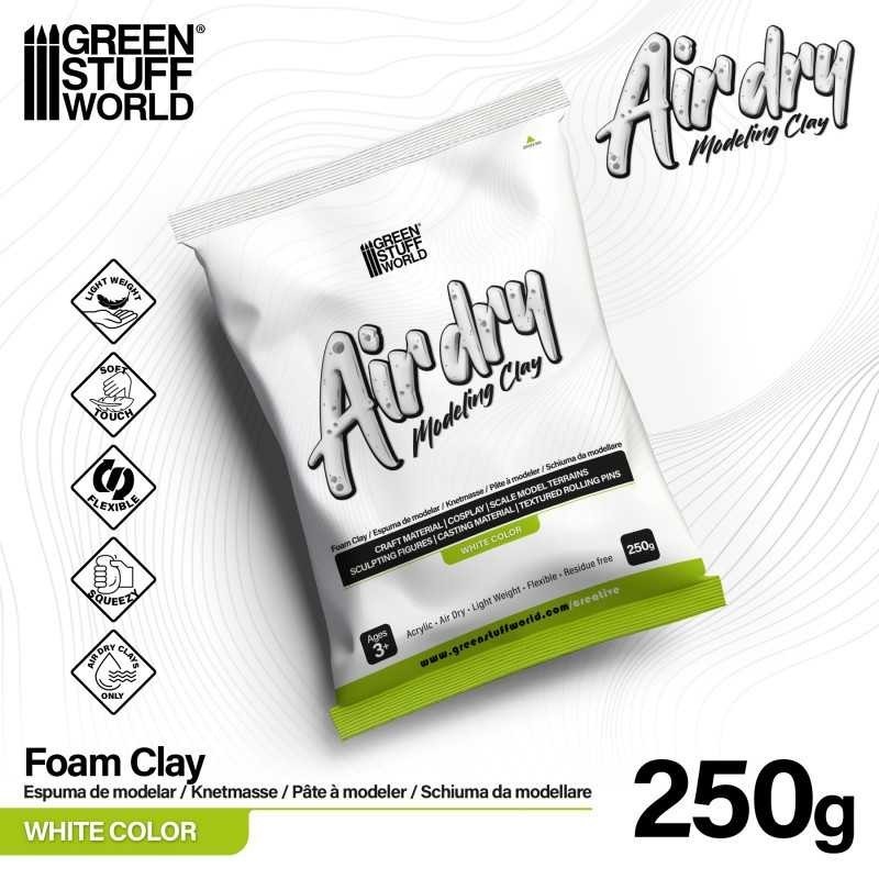 Air Dry Foam Clay 250gr. - Bianca (5394)