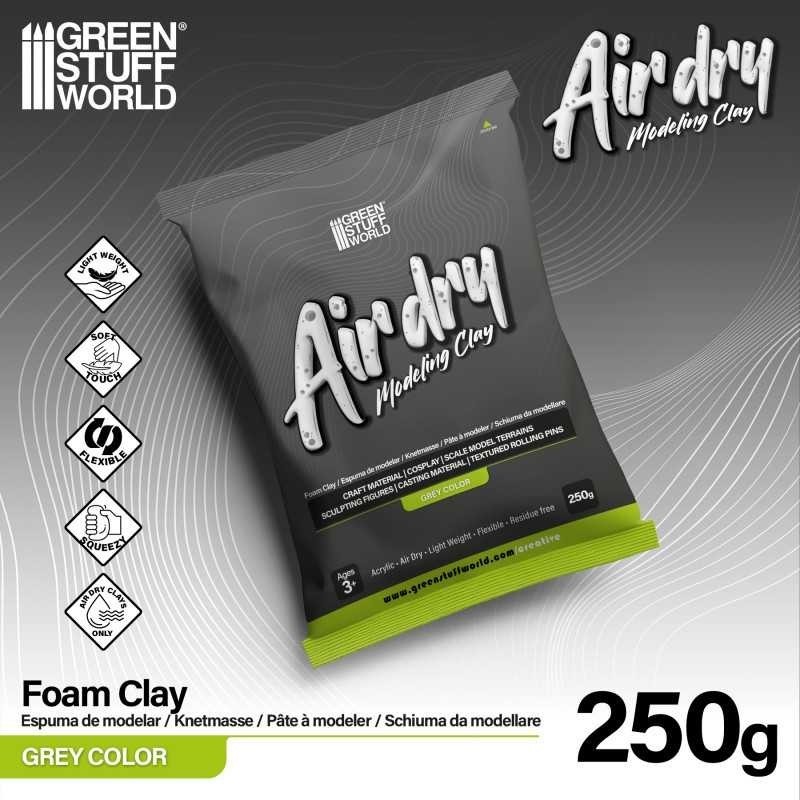 Air Dry Foam Clay 250gr. - Grigio (5395)