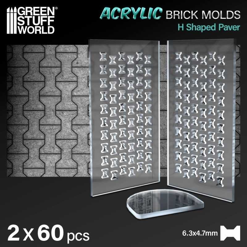 Stampi Acrilici - H Shaped Paver (12564)