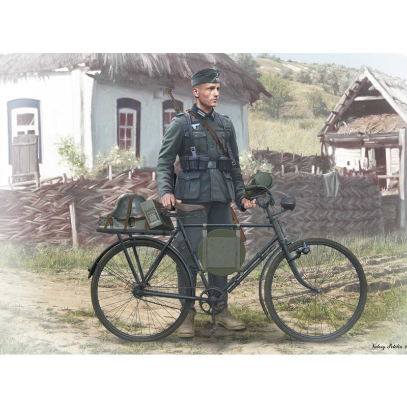 Soldato tedesco e bicicletta 1939-1942