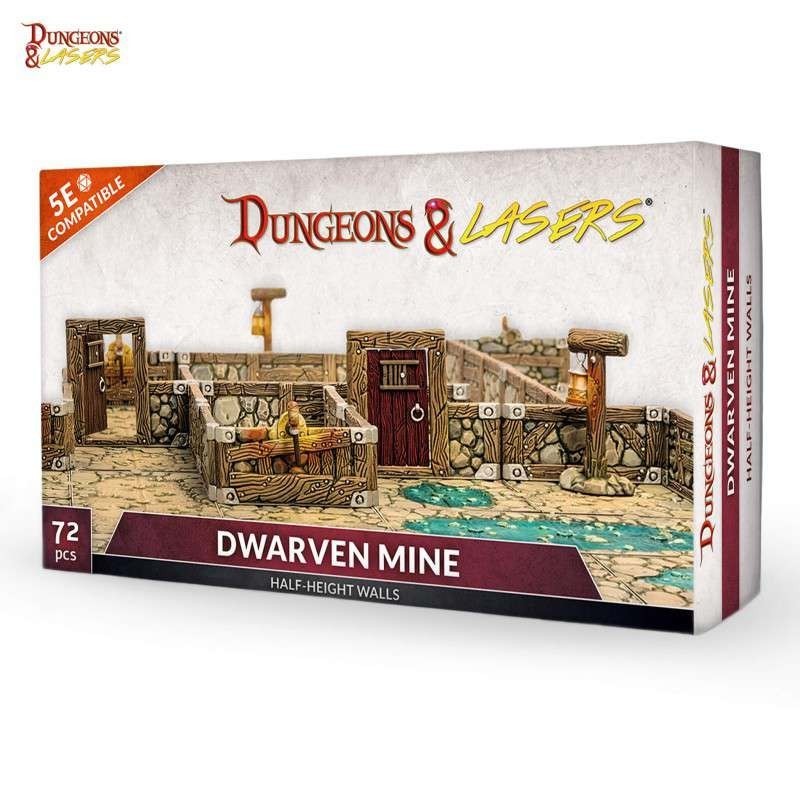D&l dwarven mine walls