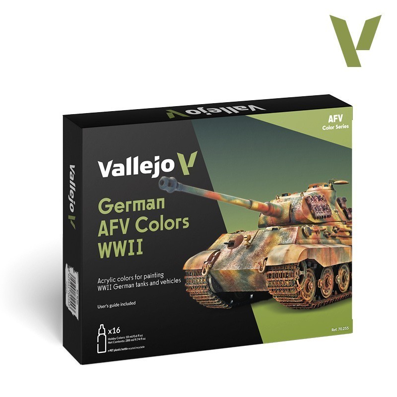 Vallejo set German AFV Colors WWII di 16 colori da 18 ml
