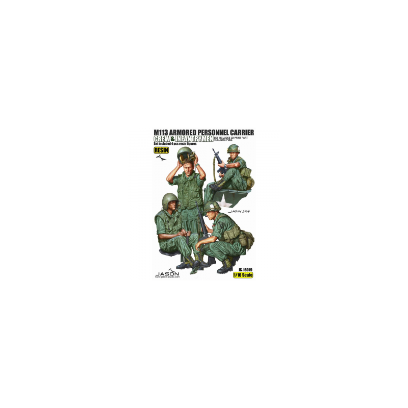 M113 ARMORED PERSONNEL CARRIER CREW & INFANTRYMEN (1/16)