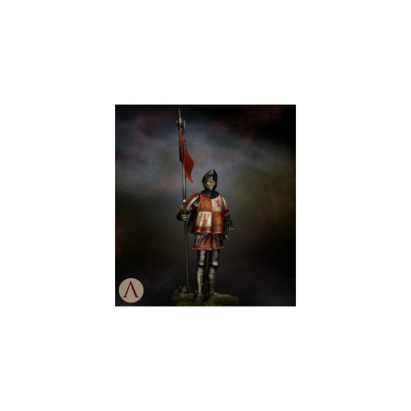 Castilian Standard Bearer 15th century (75mm)