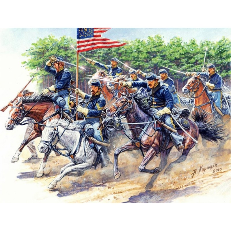 Volontari Cavalleria 89 Reggimento Pennsylvania batt. di Chancellorsville