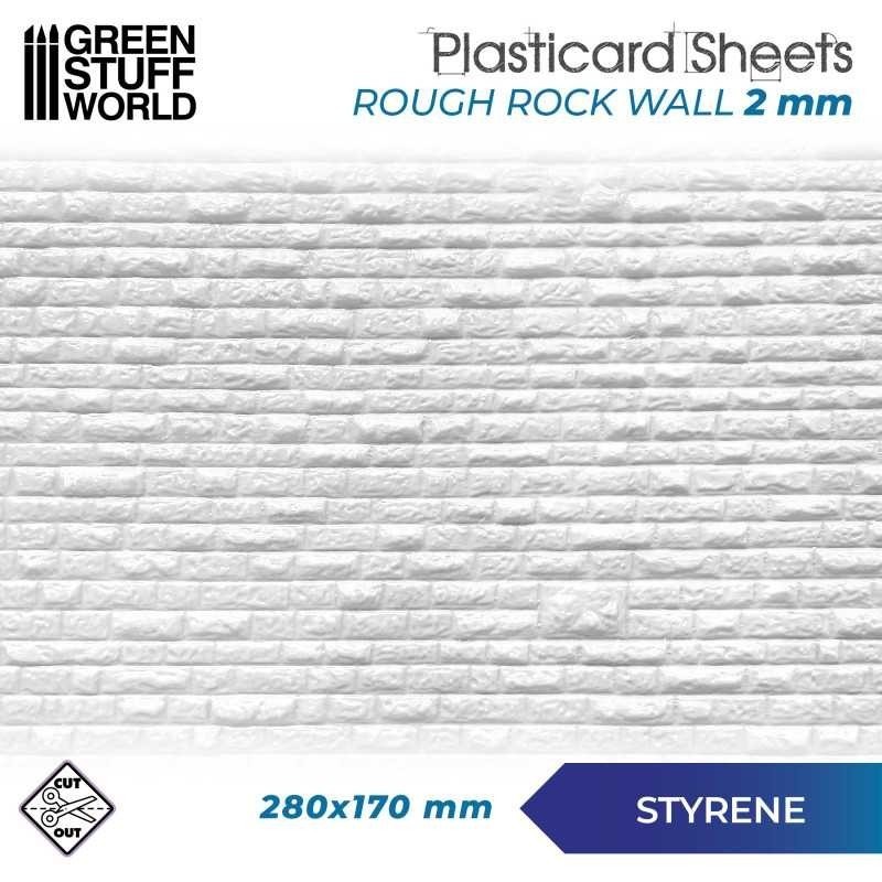 Foglio Plasticard MATTONE RUVIDO (1109)