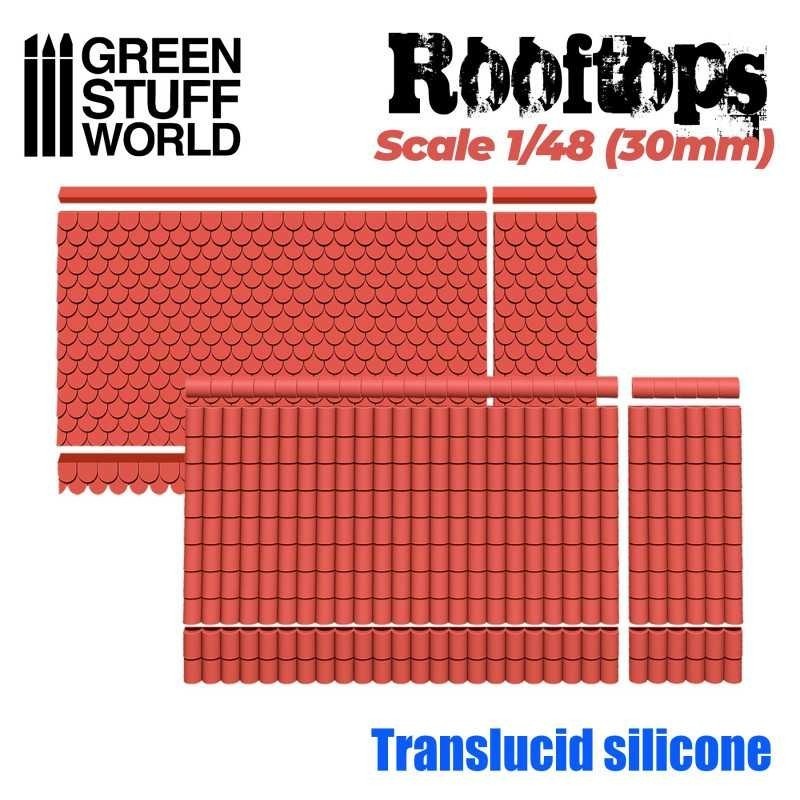 Stampi in Silicone Tetti 1/48 (30mm) (2198)