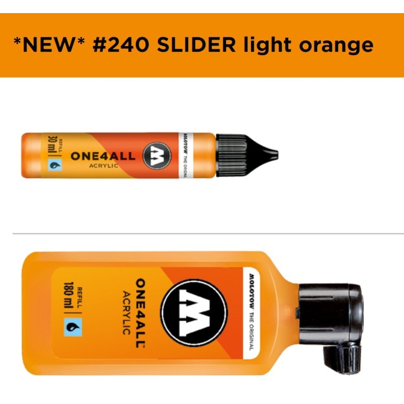 SLIDER LIGHT ORANGE N°240