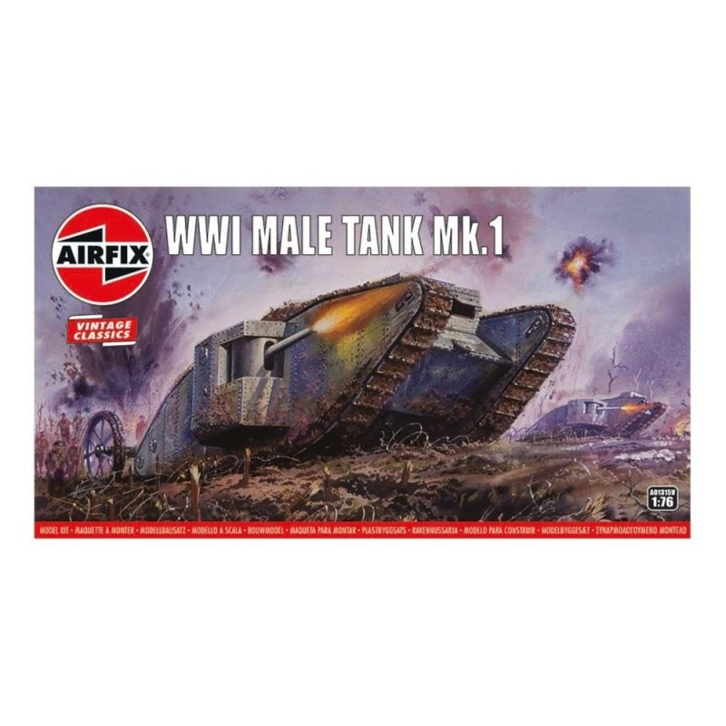 WWI Male Tank Mk.I (1/76)