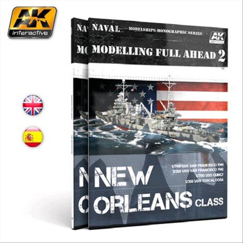 Manuale di modellismo per navi NEW ORLEANS CLASS (lingua inglese)