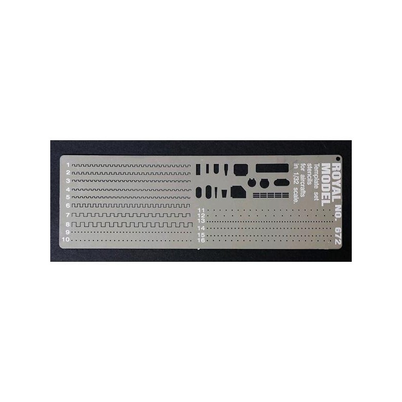 Set stencils (Aeroplani scala 1/32)