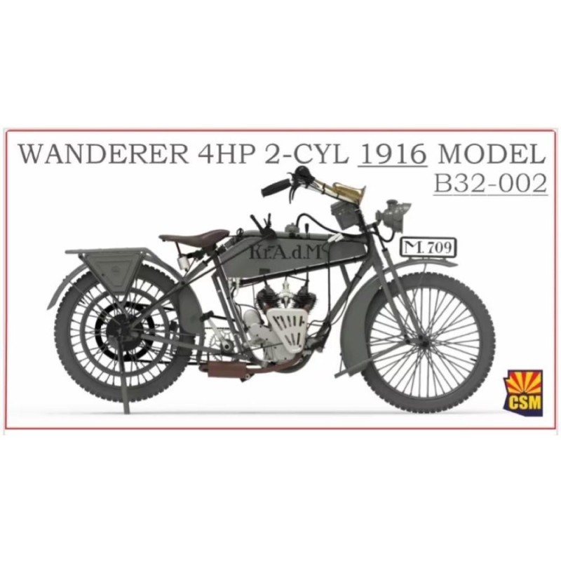 Copper State Models  Wanderer 4PS 1916 Motorcycle (1/32)