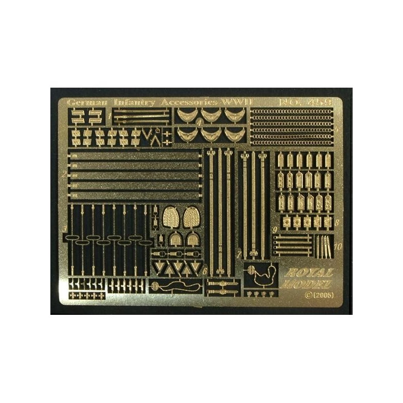 Accessori fanteria tedesca WW II 1/35
