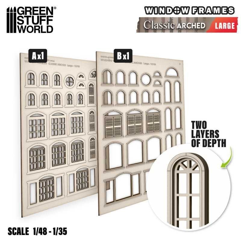 Finestre in Miniatura - Classiche ad arco - Grandi (13703)
