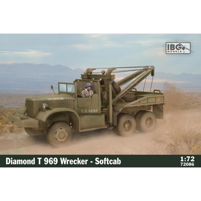 IBG MODELS: Diamond T 969 Wrecker - Softcab (1/72)