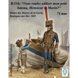 “Vous voulez utiliser mon petit bateau, Monsieur le Marin? Maitre des Marines de la Garde Impériale, 1805 (75mm)