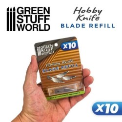Set 10x Lame Ricambio Taglierino Modellismo (1334)