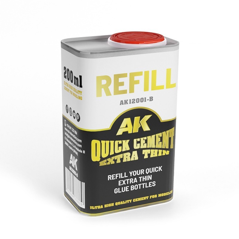 REFILL – QUICK CEMENT EXTRA THIN (GLUE) 200ml