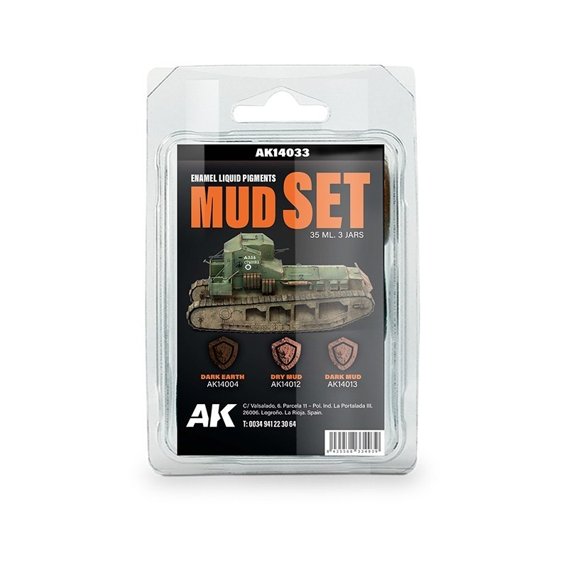 MUD SET – ENAMEL LIQUID PIGMENT