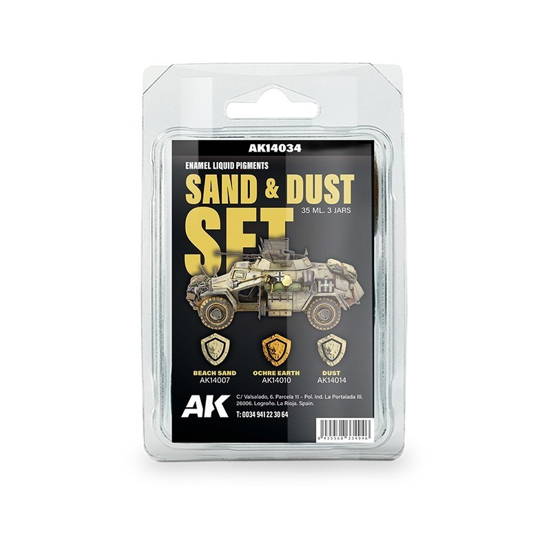 SAND & DUST SET – ENAMEL LIQUID PIGMENT