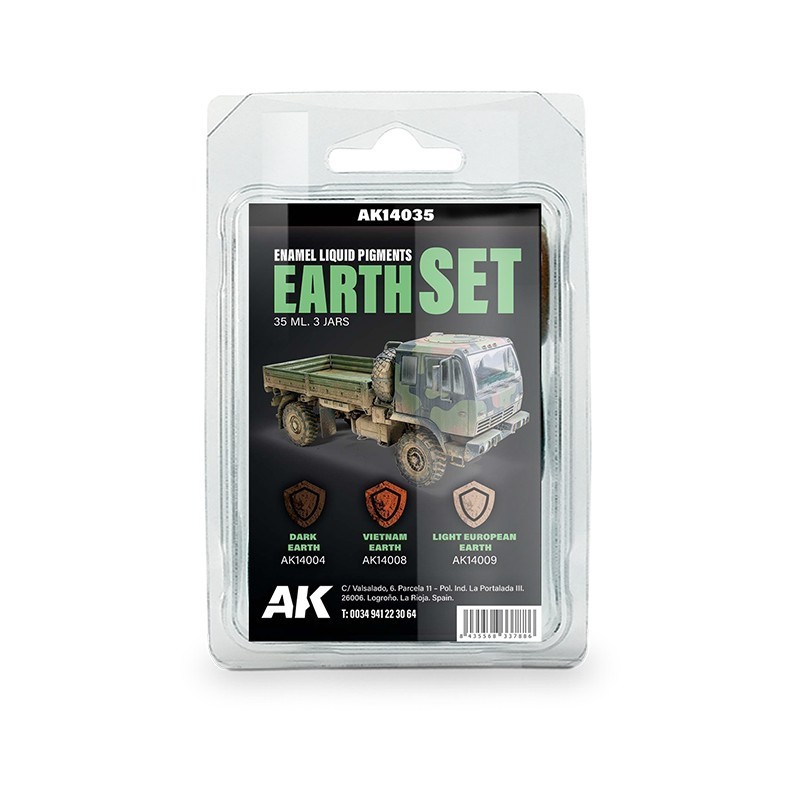 EARTH SET – ENAMEL LIQUID PIGMENT