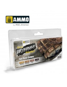 DRYBRUSH Set Rust Colors, 4...
