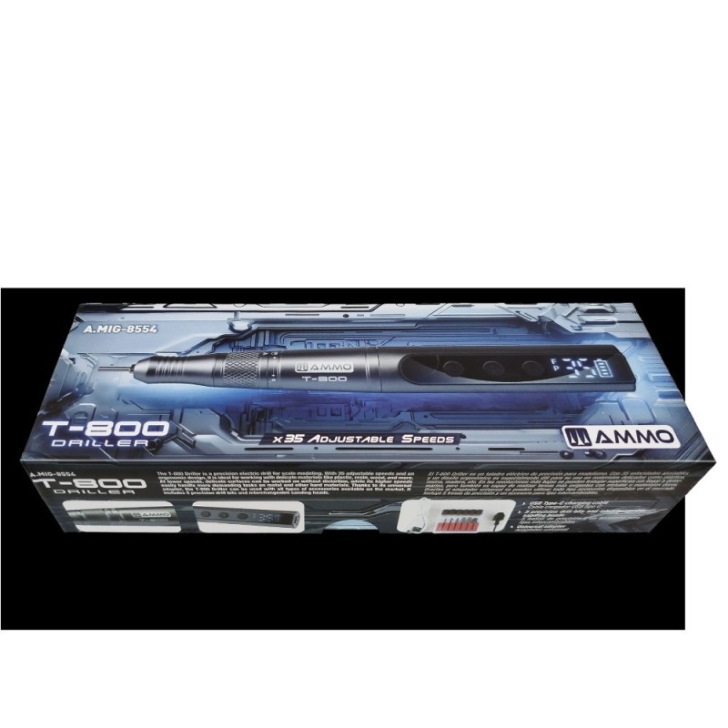 Trapano T-800 - Mini trapano elettrico ricaricabile a 5 velocità e 5 V