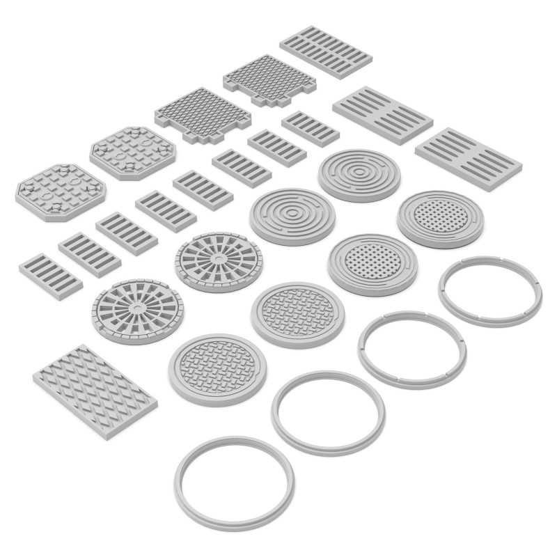 Tappi per tombini 1:48-1:35 (13637)