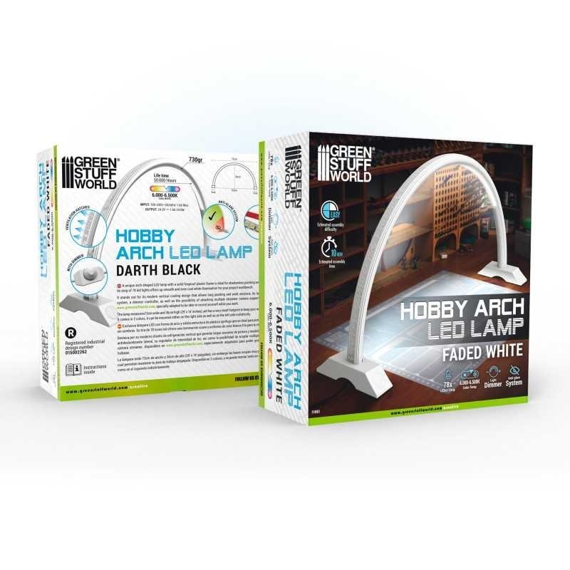Lampada ad arco LED - Faded White (11061)