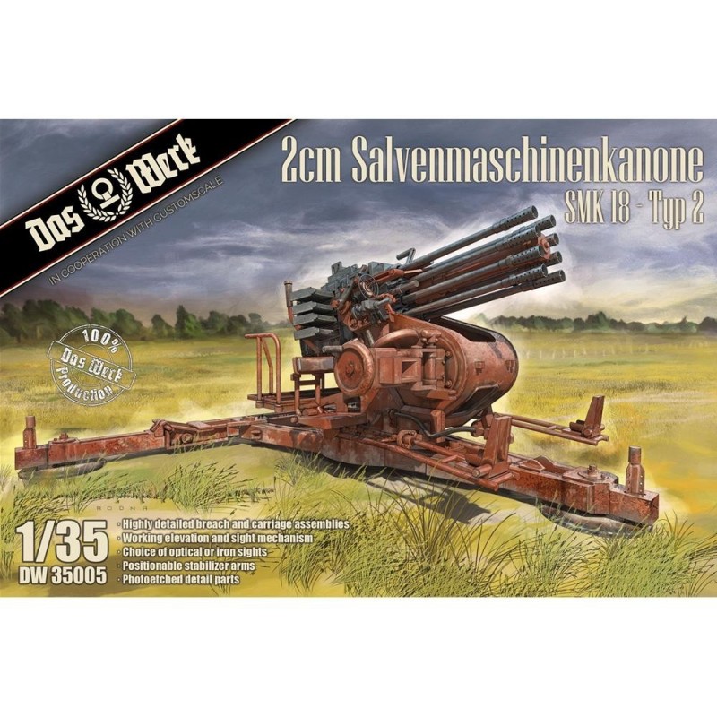 DAS WERK: 2cm Salvenmaschinenkanone - SMK Typ 2 (1/35)
