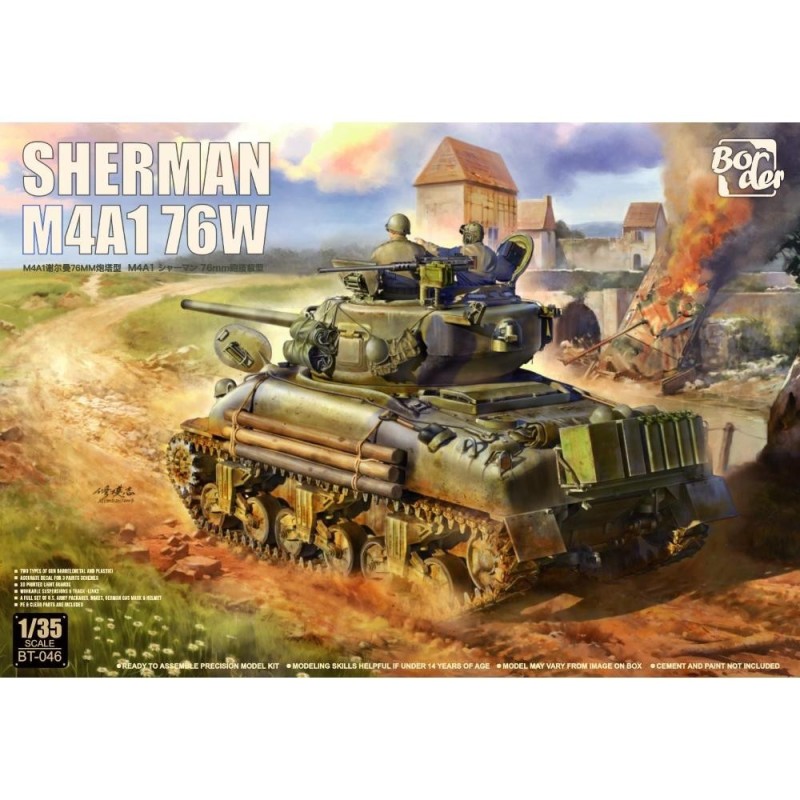 Sherman M4A1 76W - 76mm (1/35)