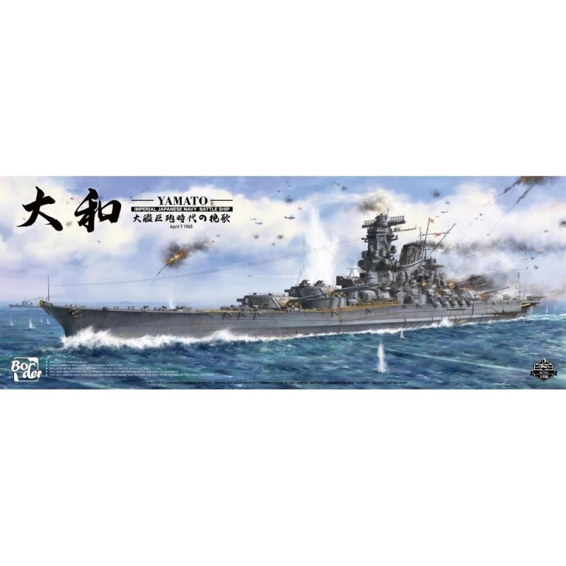 YAMATO Imperial Japanese Navy Battleship (7 Aprile 1945) 1/350