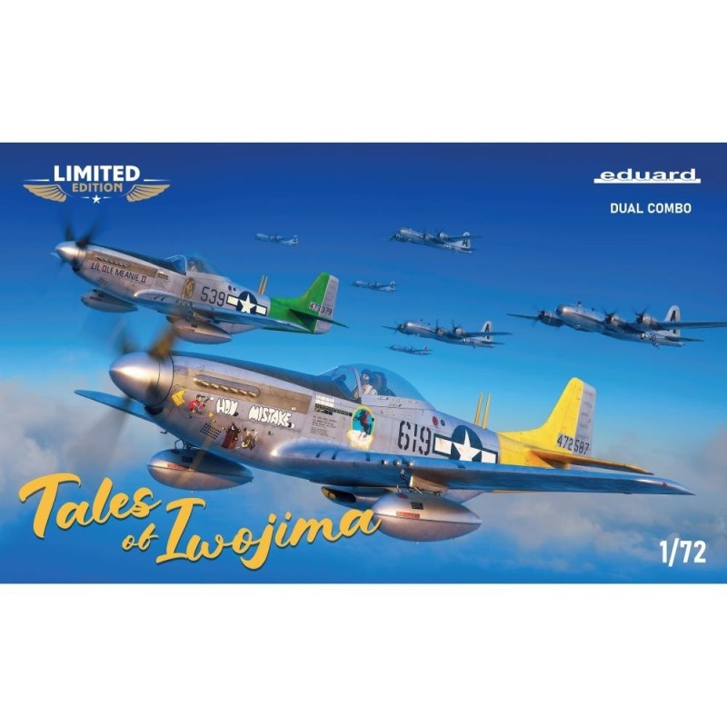 Tales of Iwojima DUAL COMBO Limited edition kit of US WWII fighter P-51D 1/72