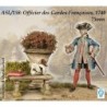 Officier des Gardes Françaises 1740. EDIZIONE LIMITATA 160 COPIE (75mm)