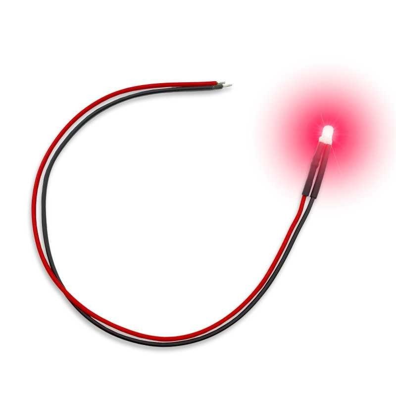 Luci LED lampeggianti rosso 3 mm (5790)