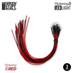 Luci LED lampeggianti rosso 3 mm (5790)