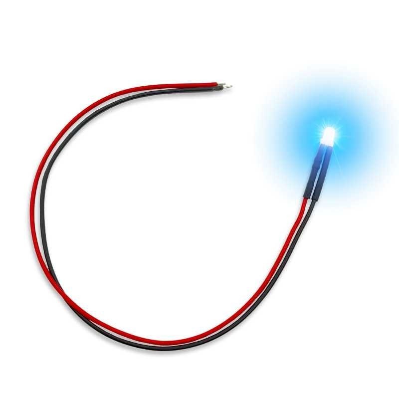 Luci LED lampeggianti blu 3 mm (5789)